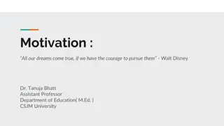 Understanding Motivation in Education