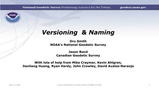 Geodetic Survey Workshop Modernization Updates