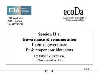 Key Governance Considerations by European Confederation of Directors Associations