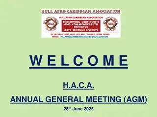 HACA Annual General Meeting & Year Overview 2024-2025