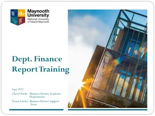 Finance Training Report Insights