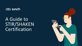 Guide to STIR/SHAKEN Certification Prerequisites