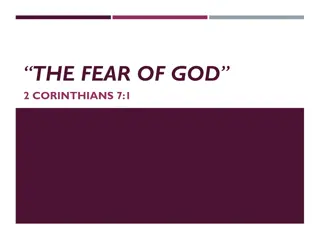 Fear of God in Biblical Context