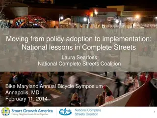 Lessons in Complete Streets Implementation