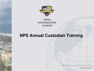 Annual Custodian Training Responsibilities