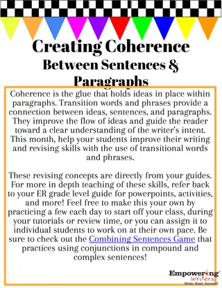 Improve Writing Skills with Transitional Words & Phrases