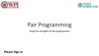 Pair Programming Roles and Best Practices