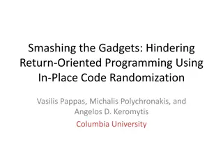 Hindering Return-Oriented Programming Using Code Randomization