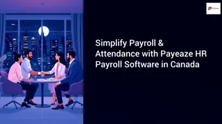 Simplify Payroll & Attendance with Payeaze HR Payroll Software in Canada