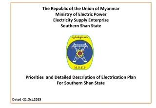 Electrification Plan for Southern Shan State