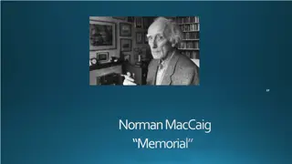 Exploring the Enduring Legacy of Norman MacCaig