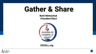 Gather & Share: Enhancing Engagement and Advocacy
