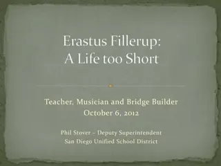Erastus Fillerup: A Life Too Short