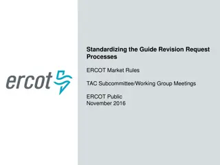 Improving ERCOT Guide Revision Request Processes