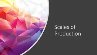 Understanding Scales of Production