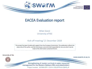 SWARM Project for Water Resources Management