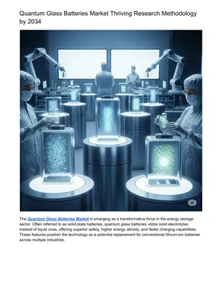 Quantum Glass Batteries Market
