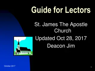 Understanding the Role of Lectors in Liturgical Celebrations