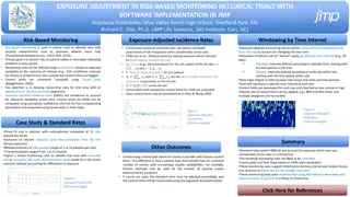 Exposure Adjustment in Risk-Based Monitoring