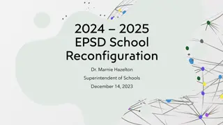 Understanding School Reconfiguration and its Impact