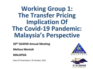 Transfer Pricing Implications Post-COVID-19: Malaysia Perspective