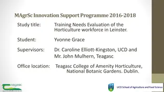 Training Needs Evaluation of Horticulture Workforce in Leinster