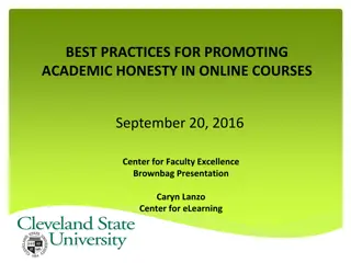 Effective Strategies for Ensuring Academic Integrity in Online Courses