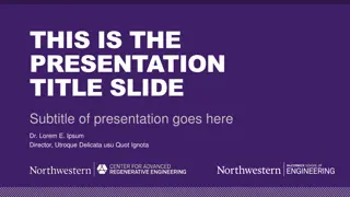Presentation Insights and Reflections