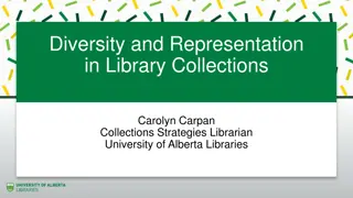 Diversity and Representation in Library Collections