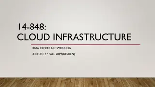 Fat-Tree Networks and Data Center Networking