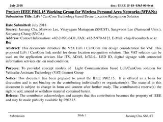 LiFi/CamCom Drone Location Recognition Solution