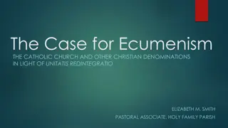 Ecumenism and Christian Councils: A Historical Perspective