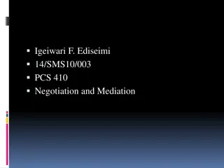 Understanding Ground Rules in Mediation Process