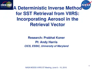 Optimized Inverse Method for SST Retrieval