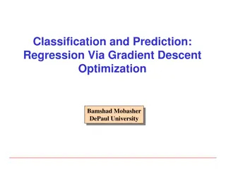 Regression Through Gradient Descent Optimization