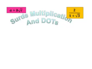 Surds Multiplication and Rationalisation Techniques
