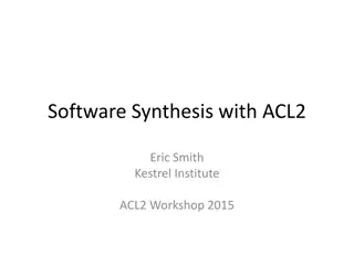 Refinement-Based Software Synthesis Techniques