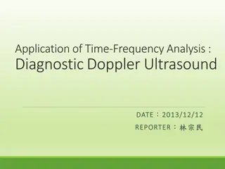 Diagnostic Doppler Ultrasound: Time-Frequency Analysis Insights