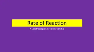 Spectroscopic Kinetic Relationship Experiment