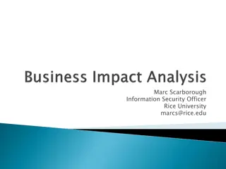 Business Impact Analysis Walkthrough Template