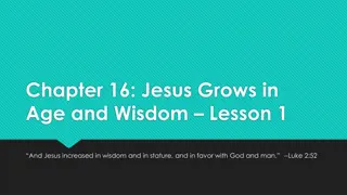 Jesus Grows in Age and Wisdom