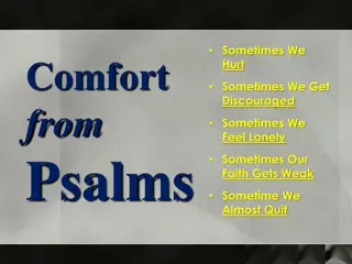 Finding Comfort in Psalms Amidst Trials