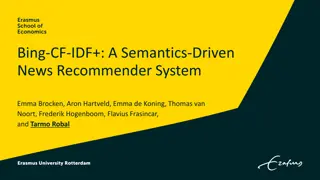 Semantics-Driven News Recommender: CF-IDF+ Approach