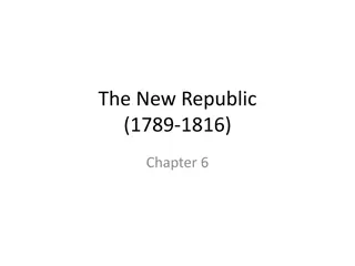 Early Years of the New Republic: Politics, Debt, and Establishment