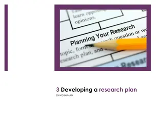 Crafting a Robust Research Plan