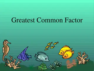 Find Greatest Common Factor Easily