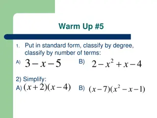 Factorization Practice: Finding Greatest Common Factors