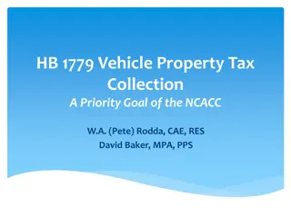 NCACC Priority: HB 1779 Vehicle Property Tax Collection