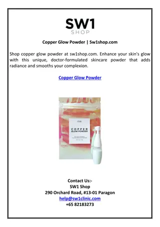 Copper Glow Powder | Sw1shop.com