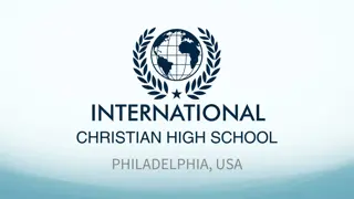 International Christian High School in Philadelphia